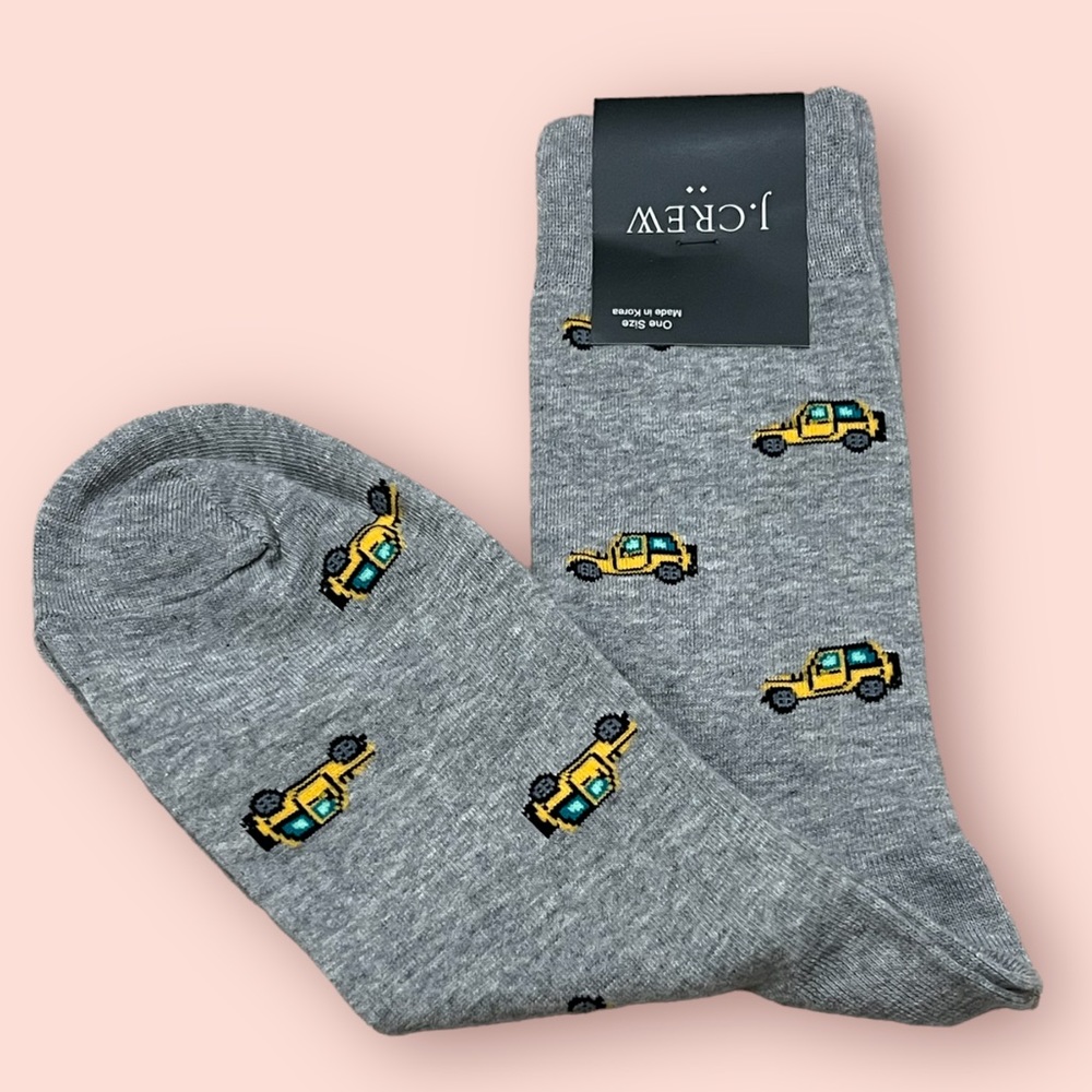 J Crew Mens Socks (Cars)